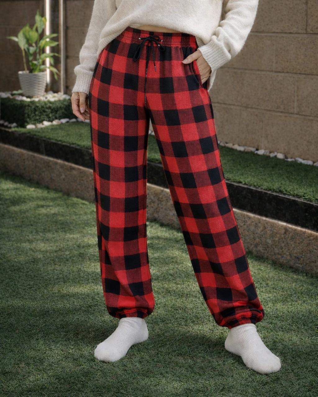 Unisex Christmas Red Pants