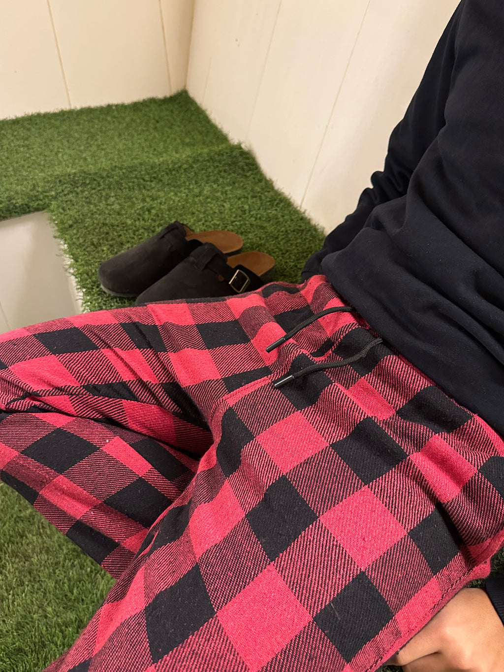 Unisex Christmas Red Pants